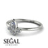Pear Shaped Stacking Diamond Ring - Brianna No. 3 image 2