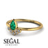 Pear Shaped Stacking Diamond Ring - Brianna No. 4 image 2