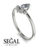 Pear Shaped Stacking Diamond Ring - Brianna No. 3 image 3