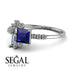 Princess Cut Mix Sapphire Ring - Mya No. 15 image 3