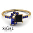 Princess Cut Mix Black Diamond Ring - Mya No. 67 image 2