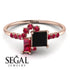 Princess Cut Mix Black Diamond Ring - Mya No. 53 image 2