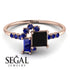 Princess Cut Mix Black Diamond Ring - Mya No. 68 image 2