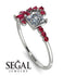 Princess Cut Mix Diamond Ring - Mya No. 48 image 10