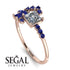 Princess Cut Mix Diamond Ring - Mya No. 62 image 10