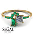 Princess Cut Mix Diamond Ring - Mya No. 16 image 2