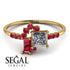 Princess Cut Mix Diamond Ring - Mya No. 46 image 2