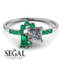 Princess Cut Mix Diamond Ring - Mya No. 18 image 2