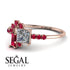 Princess Cut Mix Diamond Ring - Mya No. 47 image 3