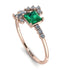 Princess Cut Mix Emerald Ring - Mya No. 5 image 1