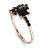 Princess Cut Mix Black Diamond Ring - Mya No. 38 image 1