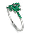Princess Cut Mix Emerald Ring - Mya No. 21 image 1