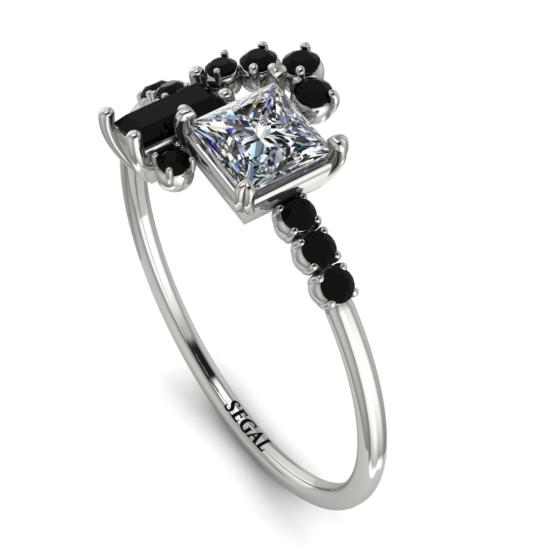 Princess Cut Mix Diamond Ring - Mya No. 33