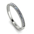 Emerald Cut Diamond Milgrain Eternity Ring - Teagan No. 3 image 1