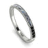 Emerald Cut Diamond Milgrain Eternity Ring - Teagan No. 33 image 1