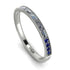 Emerald Cut Diamond Milgrain Eternity Ring - Teagan No. 63 image 1