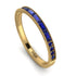 Emerald Cut Sapphire Milgrain Eternity Ring - Teagan No. 73 image 1