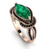 Milgrain Marquise Emerald Engagement Ring - Marley No. 35 image 1