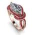 Milgrain Marquise Diamond Engagement Ring - Marley No. 47 image 1