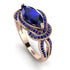 Milgrain Marquise Sapphire Engagement Ring - Marley No. 74 image 1