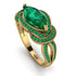 Milgrain Marquise Emerald Engagement Ring - Marley No. 19 image 1