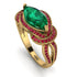 Milgrain Marquise Emerald Engagement Ring - Marley No. 49 image 1