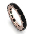 Eternity Emerald Hidden Black Diamonds Band - Ember No. 8 image 1