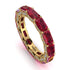Eternity Emerald Hidden Rubys Band - Ember No. 10 image 1