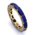 Eternity Emerald Hidden Sapphires Band - Ember No. 13 image 1