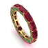 Eternity Emerald Hidden Rubys Band - Ember No. 25 image 1