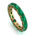 Eternity Emerald Hidden Emeralds Band - Ember No. 34 image 1