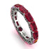 Eternity Emerald Hidden Rubys Band - Ember No. 42 image 1