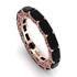 Eternity Emerald Hidden Black Diamonds Band - Ember No. 53 image 1