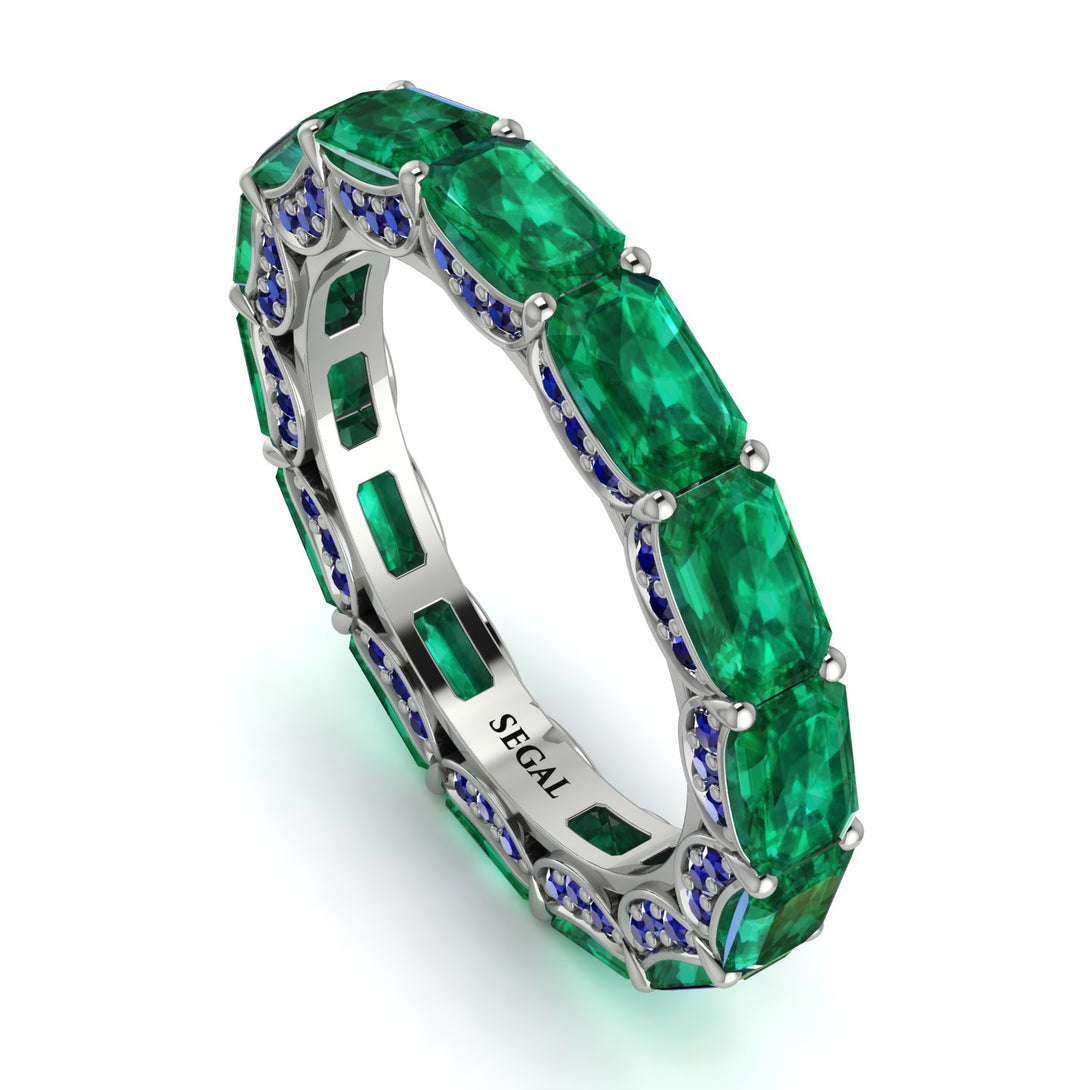 Eternity Emerald Hidden Emeralds Band - Ember No. 66