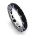 Eternity Emerald Hidden Black Diamonds Band - Ember No. 69 image 1
