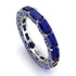 Eternity Emerald Hidden Sapphires Band - Ember No. 75 image 1