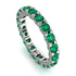 Glamorous Emerald Eternity Ring - Paige No. 6 image 1