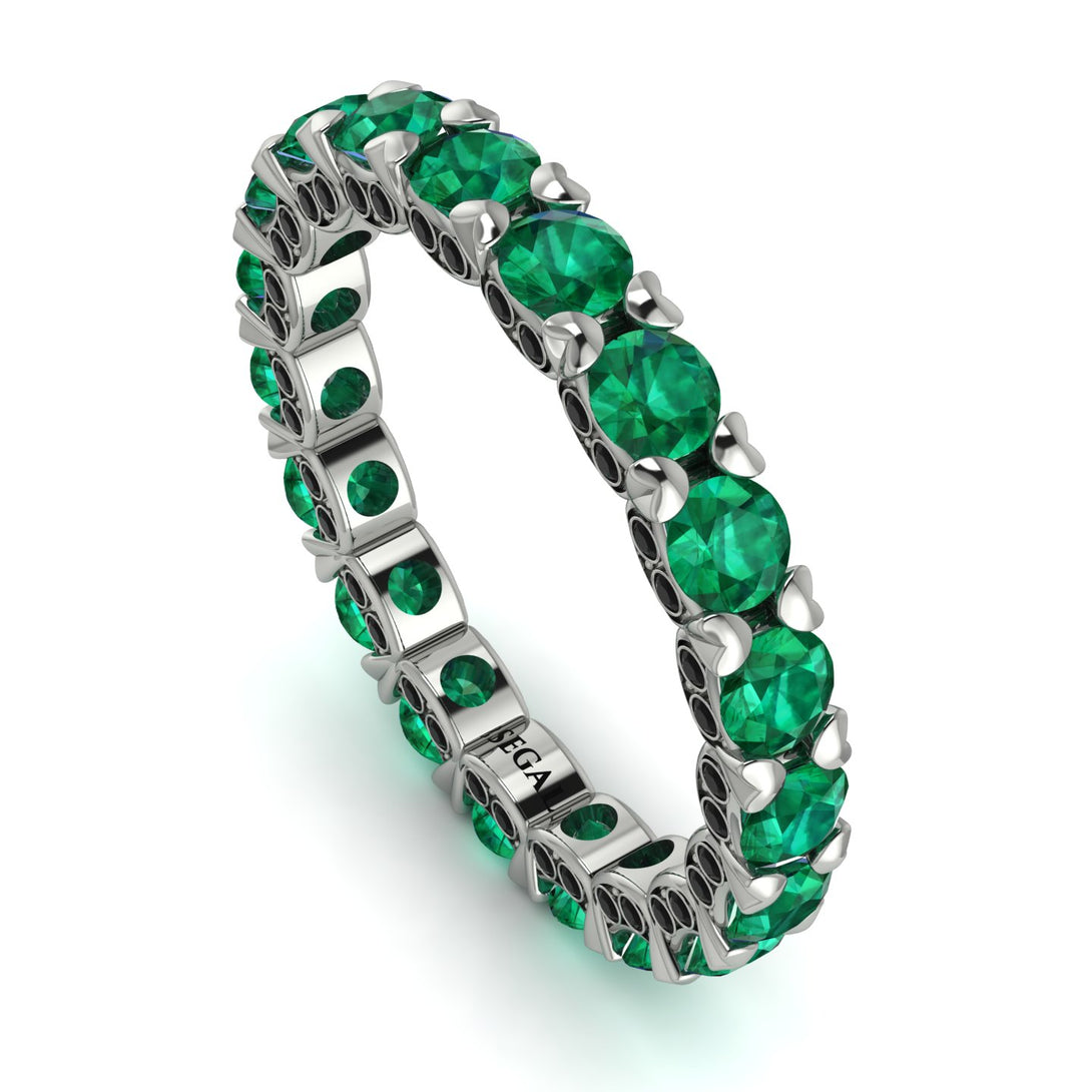 Glamorous Emerald Eternity Ring - Paige No. 36