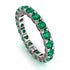Glamorous Emerald Eternity Ring - Paige No. 51 image 1