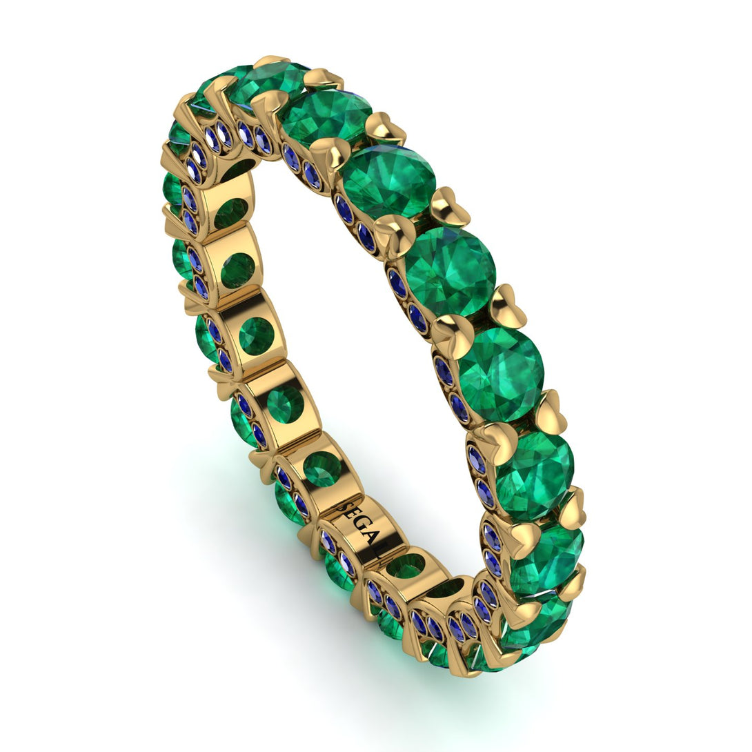 Glamorous Emerald Eternity Ring - Paige No. 64