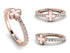 Elegant Enamel Clover Diamond Ring - Clover No. 2 image 5