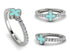 Elegant Enamel Clover Diamond Ring - Clover No. 3 image 2