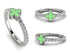 Elegant Enamel Clover Diamond Ring - Clover No. 3 image 5