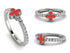 Elegant Enamel Clover Diamond Ring - Clover No. 3 image 11