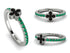 Elegant Enamel Clover Emerald Ring - Clover No. 6 image 13