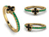 Elegant Enamel Clover Emerald Ring - Clover No. 4 image 13