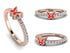 Elegant Enamel Butterfly Diamond Ring - Butterfly No. 2 image 8