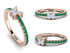 Elegant Enamel Butterfly Emerald Ring - Butterfly No. 5 image 11