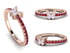 Elegant Enamel Butterfly Ruby Ring - Butterfly No. 11 image 11