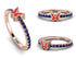 Elegant Enamel Butterfly Sapphire Ring - Butterfly No. 14 image 7